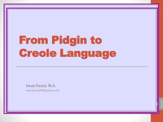 learn pidgin language free