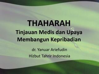 PPT - THAHARAH PowerPoint Presentation - ID:2912051