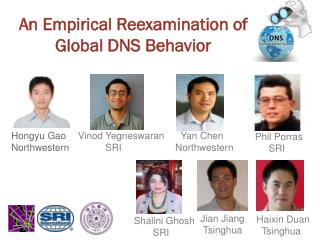 An Empirical Reexamination of Global DNS Behavior