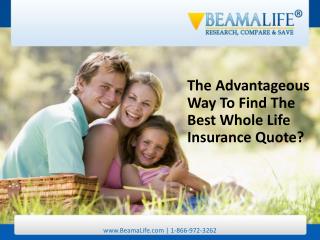 The Advantageous Way To Find The Best Whole Life Insurance Q