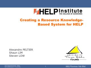 Creating a Resource Knowledge- Based System for HELP