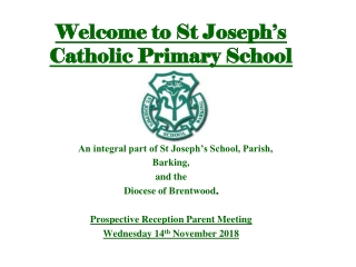 Welcome to St Joseph’s Catholic Primary School