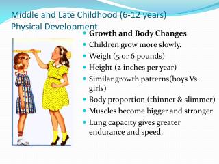 Mental development clearance in late childhood