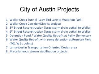 City of Austin Projects