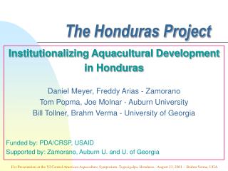 The Honduras Project