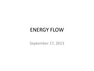 ENERGY FLOW