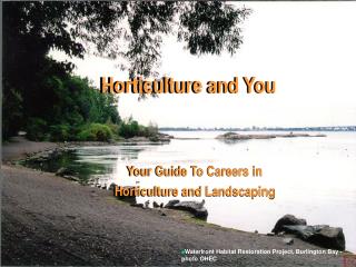 Horticulture and You