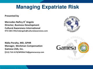 Managing Expatriate Risk