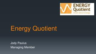 Energy Quotient