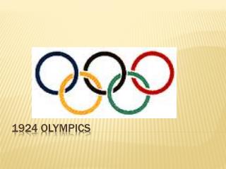 1924 olympics