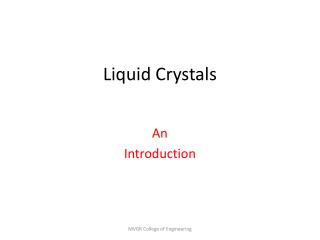 nlo crystals ppt