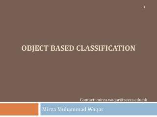 object based classification