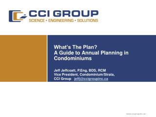 What’s The Plan? A Guide to Annual Planning in Condominiums