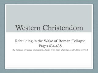 Western Christendom