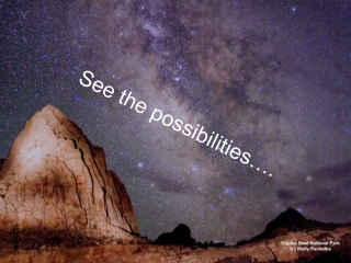 See the possibilities….
