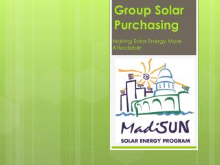 Group Solar Purchasing