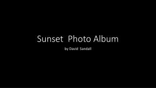 Sunset Photo Album