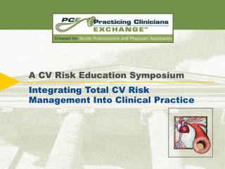 A CV Risk Education Symposium