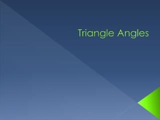Triangle Angles