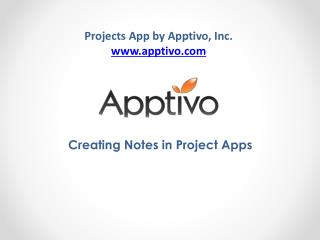 Creating Notes-Project APP