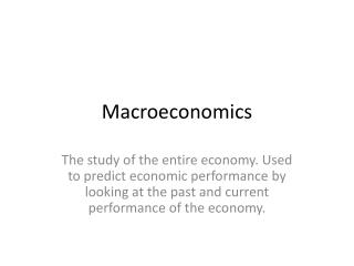 Macroeconomics