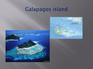 Galapagos island