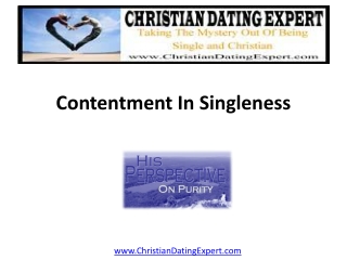 Contentment In Singleness