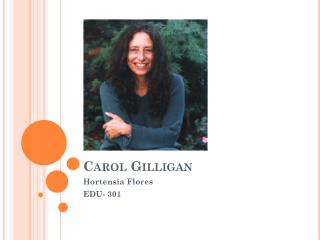 carol gilligan in a different voice