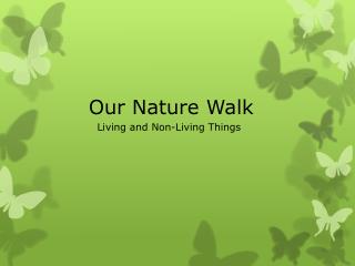 Our Nature Walk