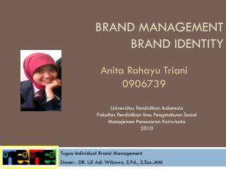 brand Management Brand IdentitY