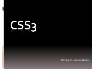CSS3