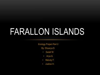FaraLLon Islands