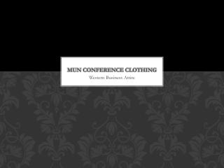 MUN Conference Clothing