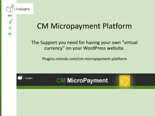 CM Micropayments Plugin