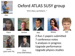 Oxford ATLAS SUSY group