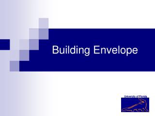 Building Envelope