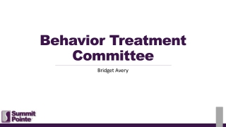 Behavior Treatment Committee