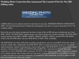 Wedding Photo Connection Has Announced The Launch Of Its Six