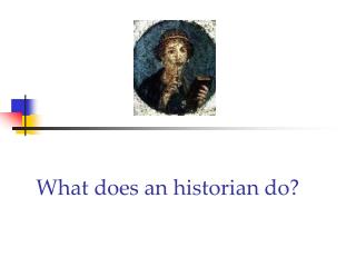 What does an historian do?