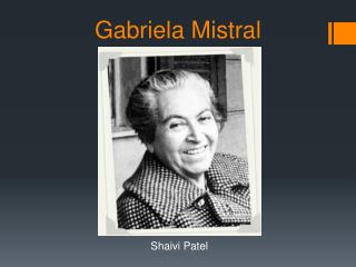 gabriela mistral gabriela mistral