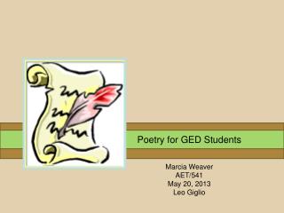 Poetry for GED Students