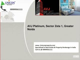 AVJ Platinum Greater Noida | call 09999561111 for booking