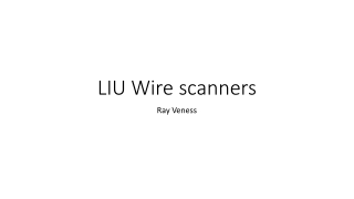 LIU Wire scanners