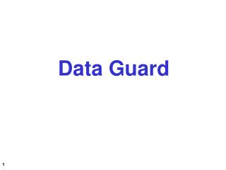 Data Guard