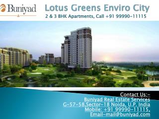 Lotus Greens Enviro City Sector 22A Greater Noida