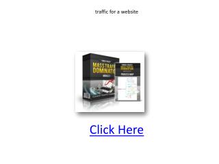 traffic for a website