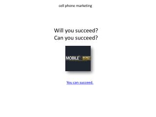 cell phone marketing