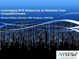 Leveraging NYS Resources to Maintain Your Competitiveness.