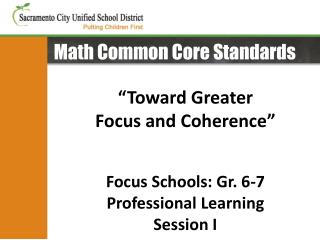 Math Common Core Standards