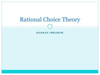 rational choice theory prevention crime ppt presentation situational theories powerpoint slideserve